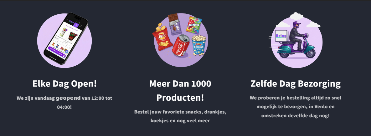 Je favoriete snacks razendsnel bezorgd