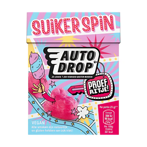 Autodrop Suikerspin Vegan 270g (Tht 27-03-26)