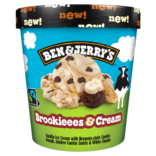 Ben & Jerry’s Brookiees&Cream 465ml
