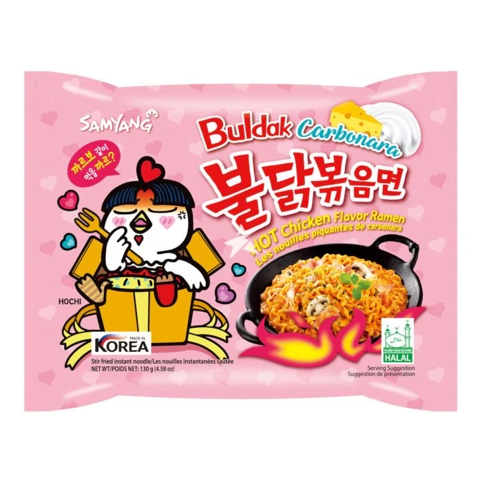 Samyang Buldak Noodles Carbonara