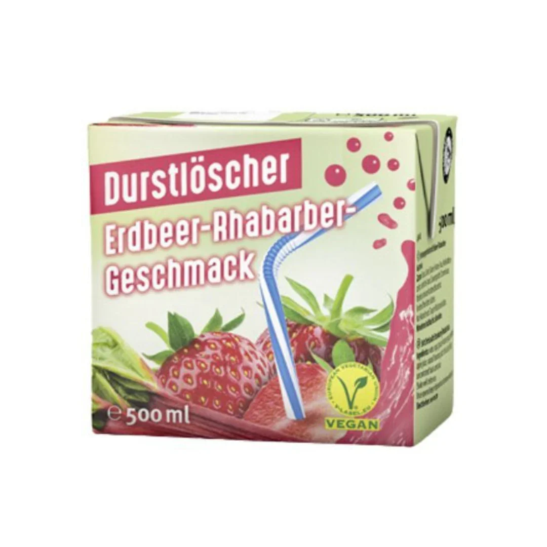 Durstlöscher Aardbei-Rhabarber