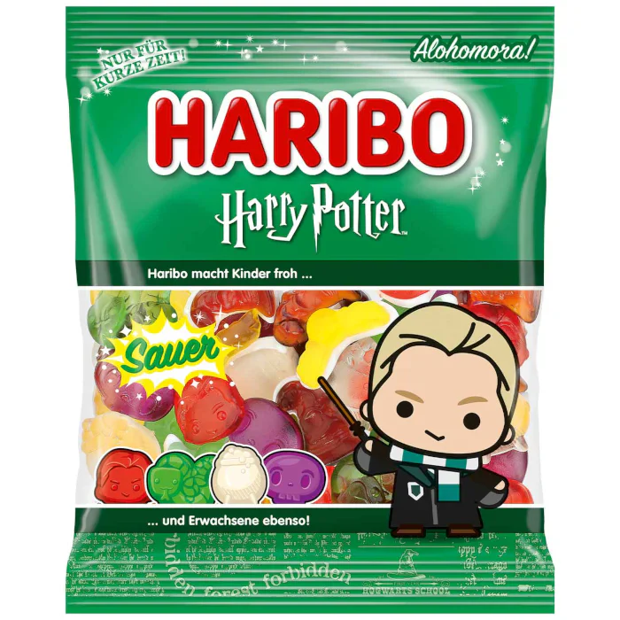 Haribo Harry Potter Draco Malfoy Zuur 160g