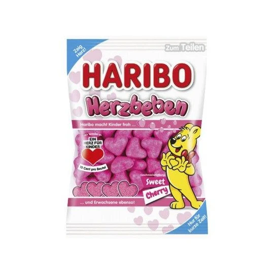 Haribo Kersenhartjes 160g