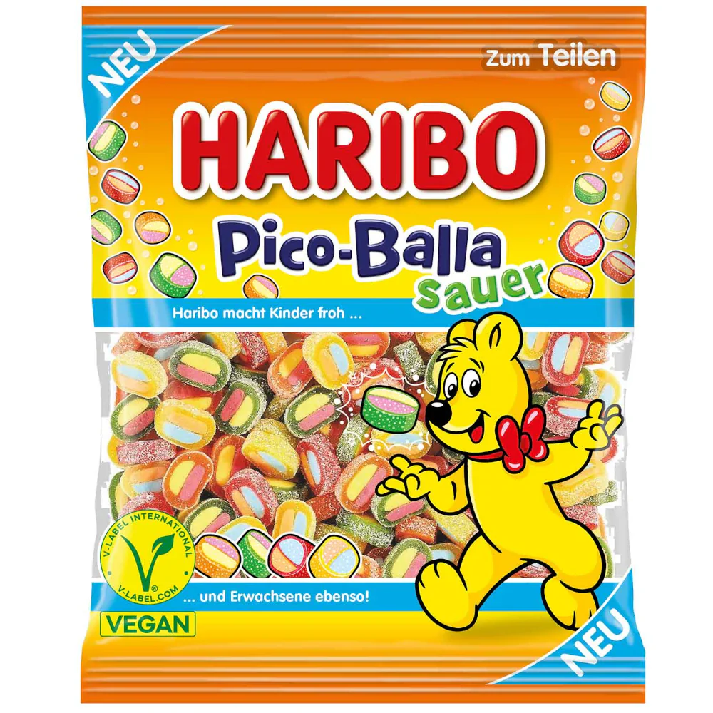 Haribo Pico-Balla Zuur Vegas 160g