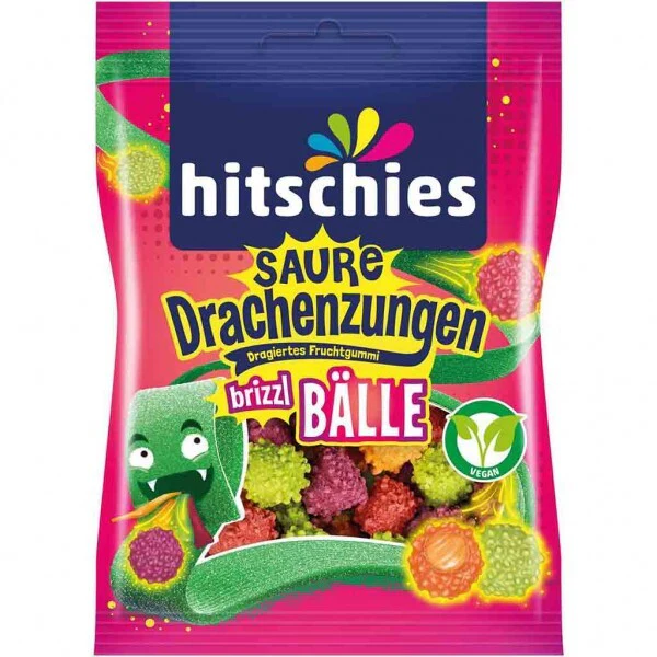 Hitschies Zure Drakentongen Brussel Bälle