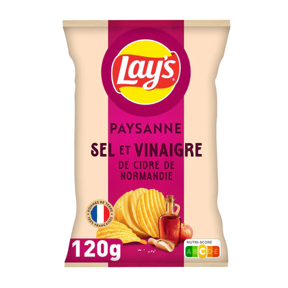 Lay’s Paysanne Sea Salt & Normandy Cider Vinegar (Tht 02-11) 120g