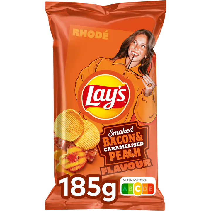 Lay’s Smoked Bacon & Caramelised Peach 185g