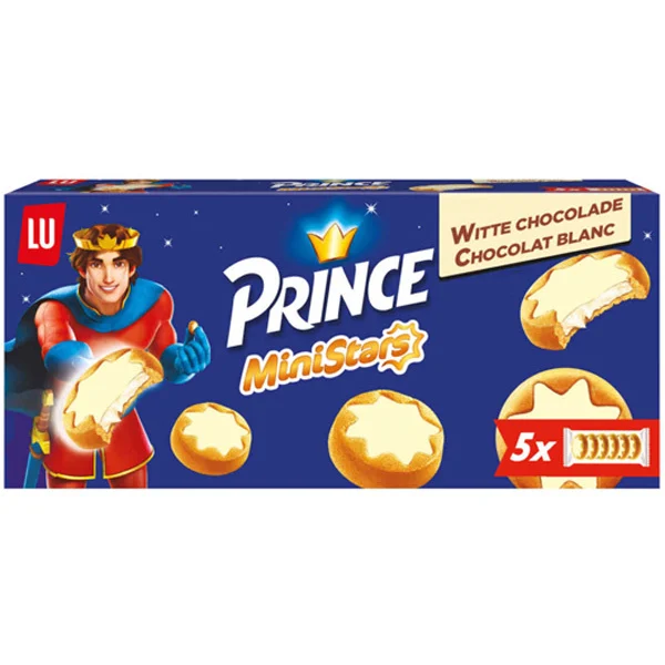 LU Prince Mini Stars White 187g