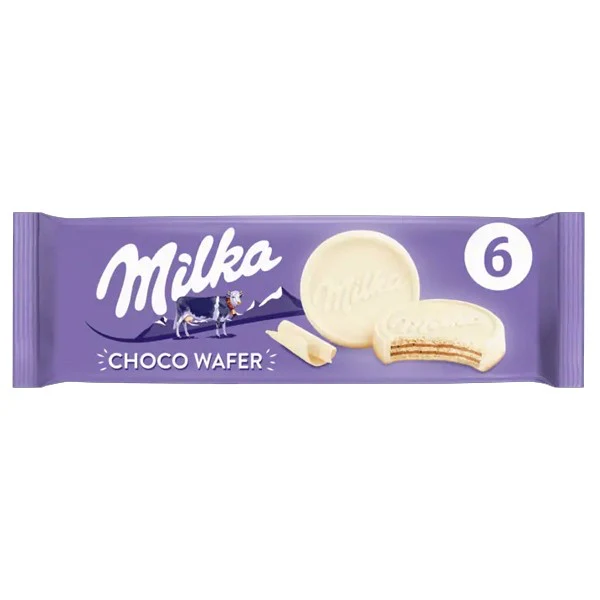 Milka Choco Wafer White Chocolate 180g