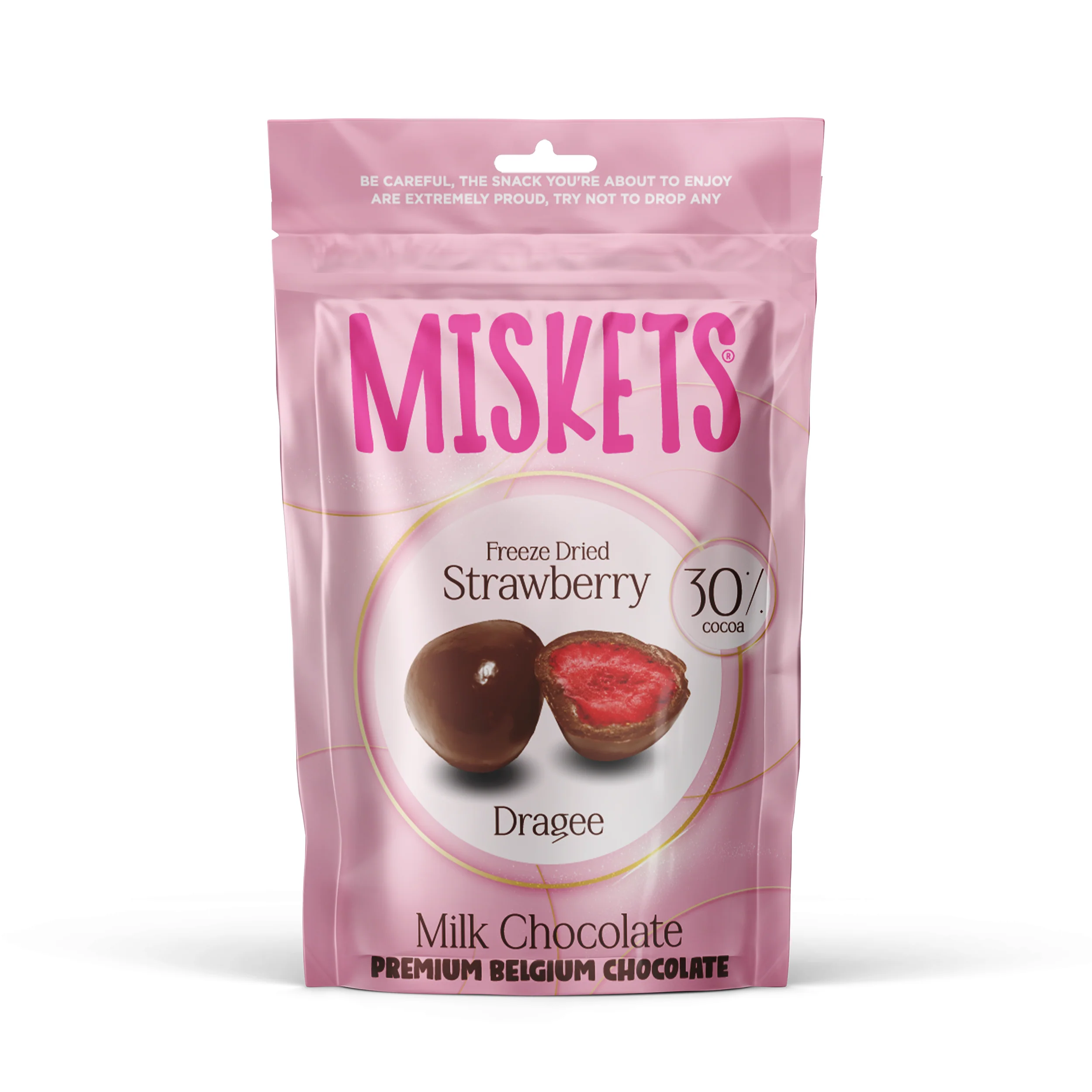 Misket Freeze Dried Strawberry Milk Chocolate