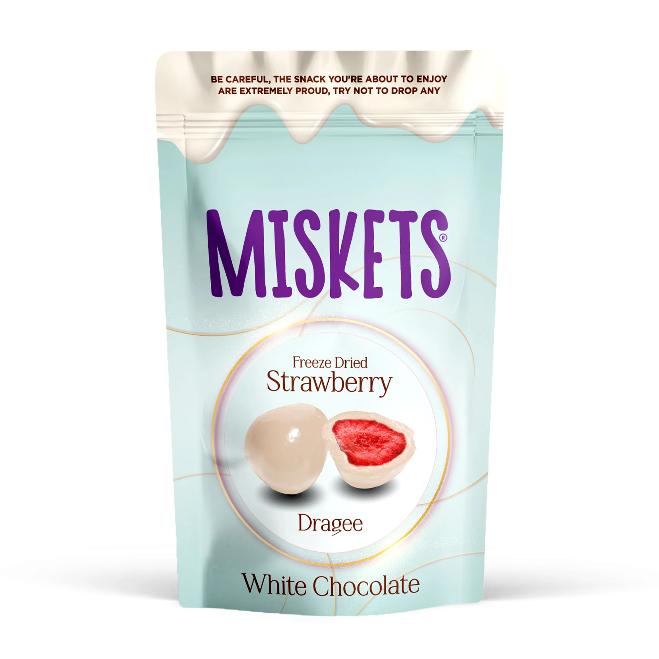 Miskets Freeze Dried Strawberry White Chocolate