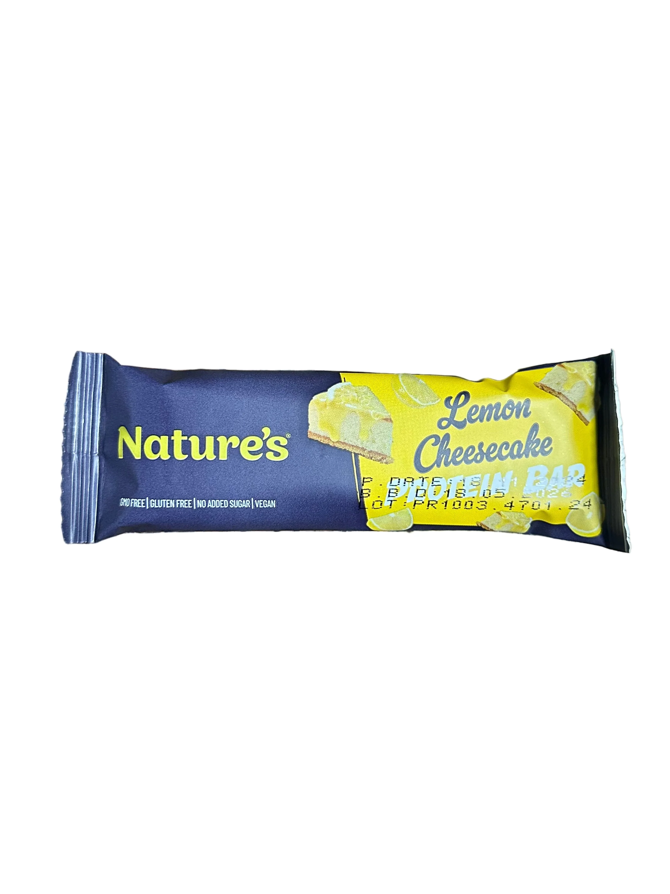Nature’s Lemon Cheesecake protein bar