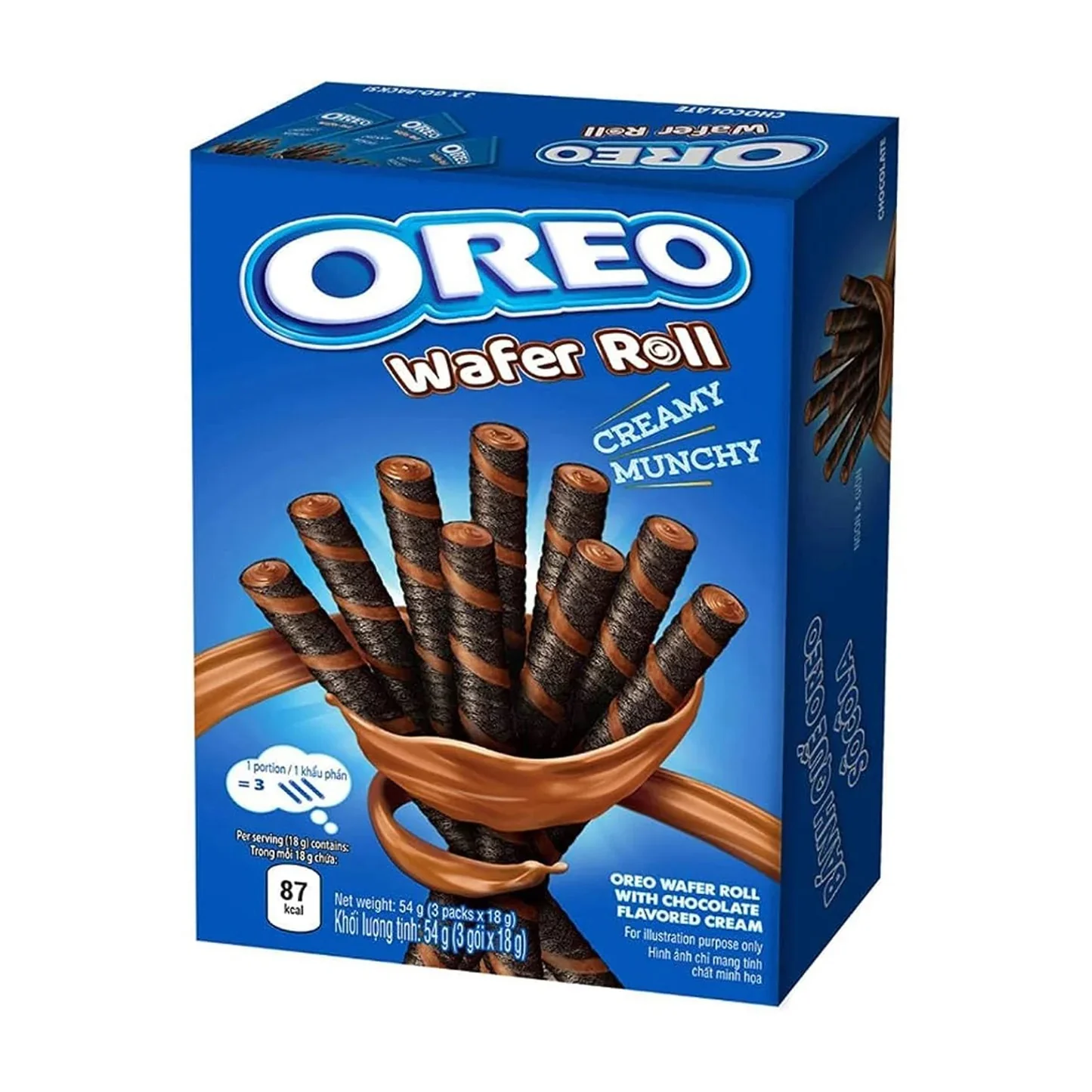 Oreo Wafer Roll Chocolate 54g