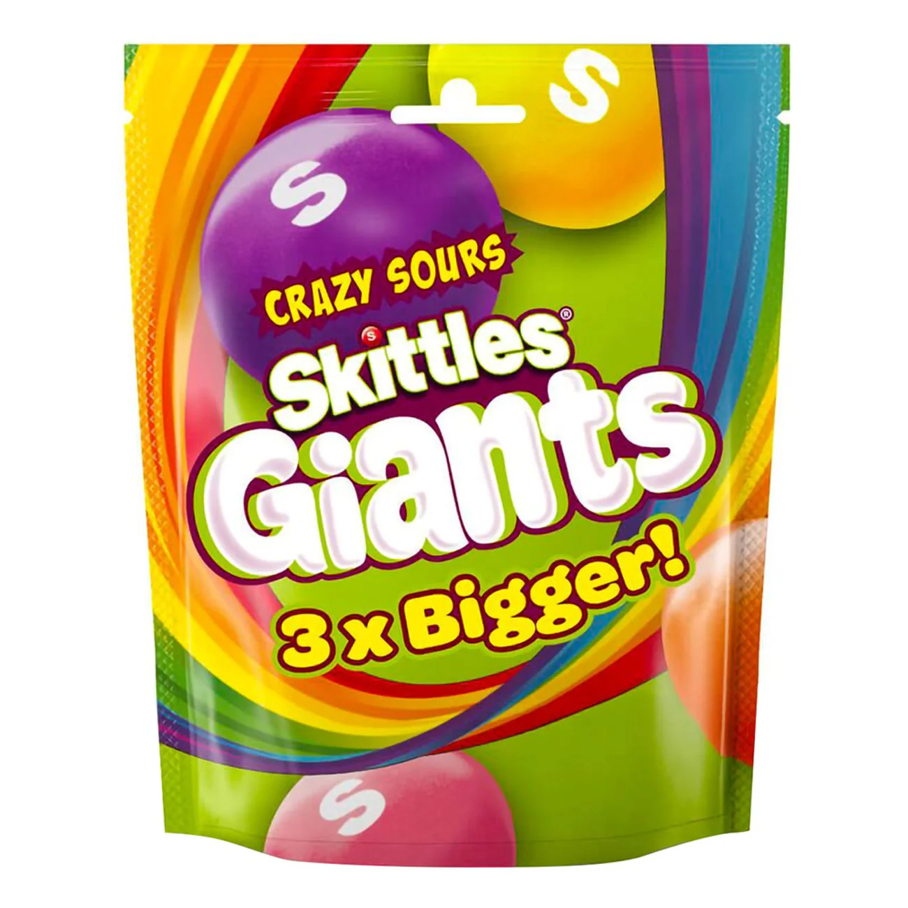 Skittles Giants Crazy Sours 3xBigger!