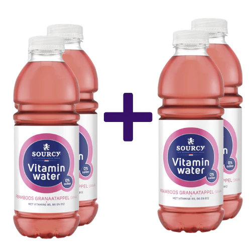 Sourcy Vitamin Framboos-Granaatappel 2+2 GRATIS