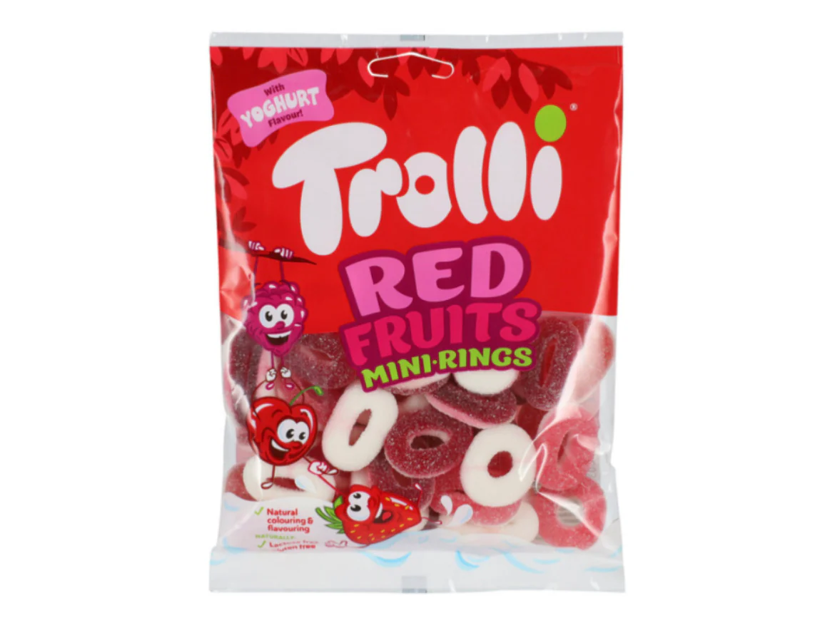 Trolli Red Fruit Mini Rings 150g