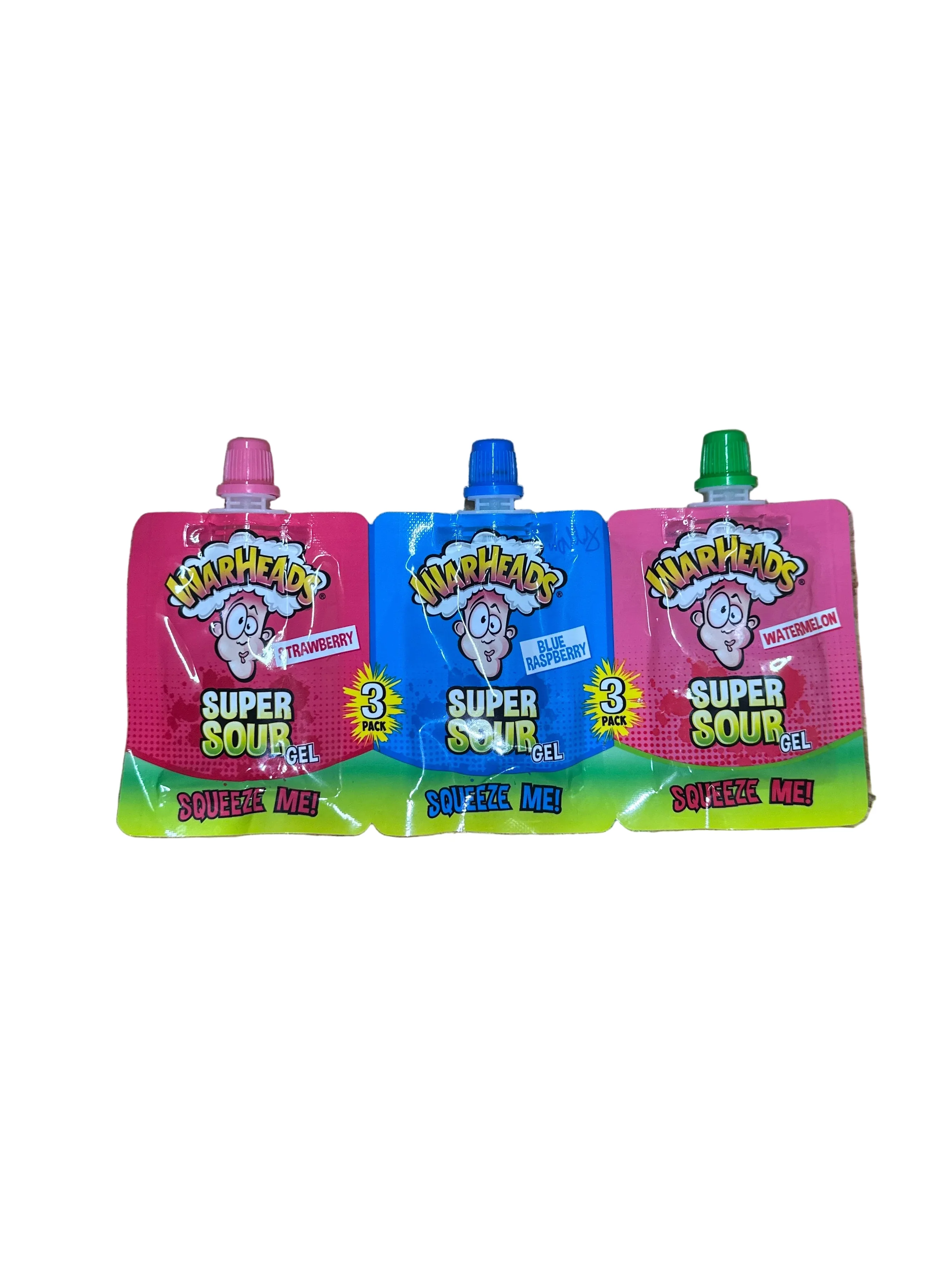 Warheads Super Sour Gel 3 Pack